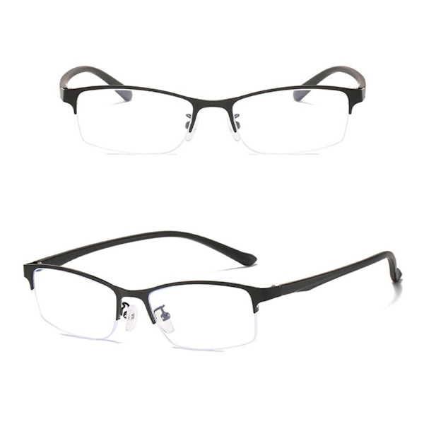 Anti-Blue Light Glasses Neliömäiset silmälasit MUSTA Black