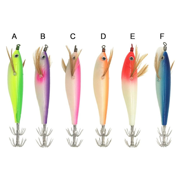 Puiset katkaravun vieheet Squid koukku B B B