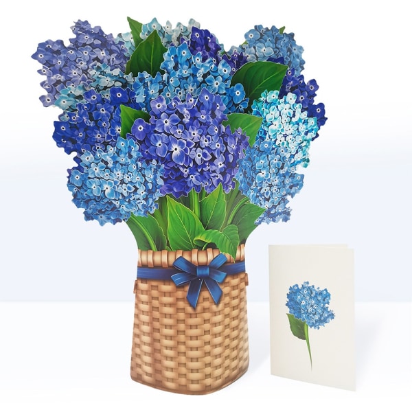 3D Pop Up -kukkakortit Syntymäpäiväkutsukortti 2 2 2