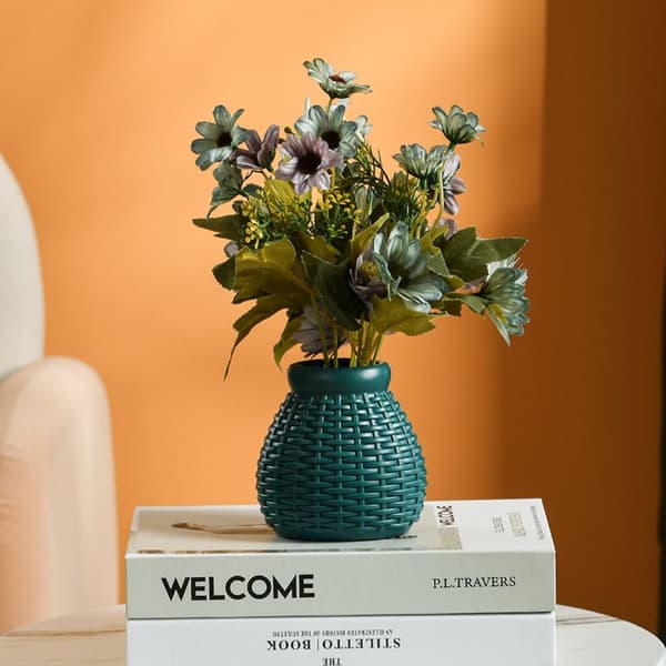 Blomstervase Blomsterkrukke BLÅ Blue