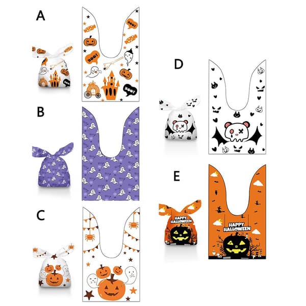 50 st Halloween Godispåsar Bakförpackning E E