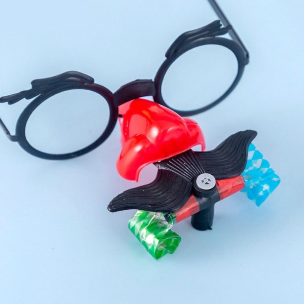 Blåsande skäggglasögon Blåser stornäsa leksak Blåser skäggleksak