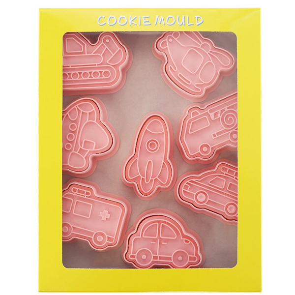 8st/ Set Cookie Cutters Form Cookie Stämpel DIY Cake