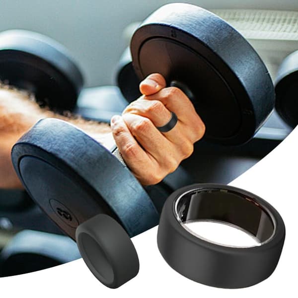 Silikonringdeksel Smart Ringbeskytter HVIT M White M