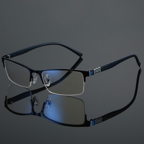 Anti-blåt lys læsebriller Firkantede briller BLÅ STYRKE Blue Strength 100