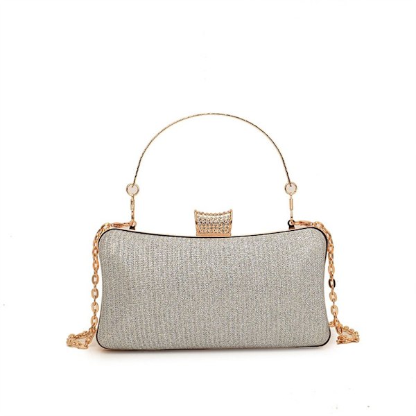 Evening Bag Chain Axelväskor GULD gold