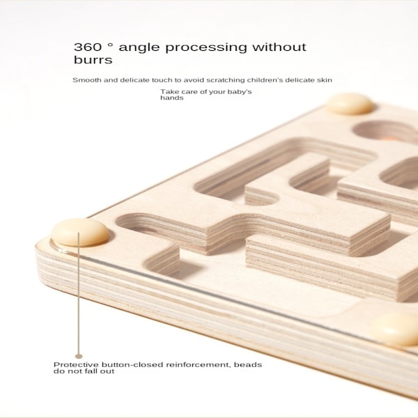 Trä Balans Maze Game Labyrint Balans Brädspel Trä wooden
