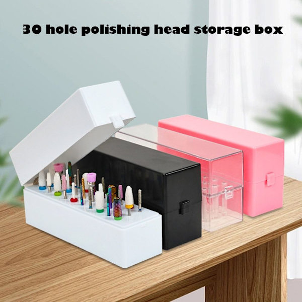 Nail Drill Bits Holder Nail Grinding Bits Case 2 2 2