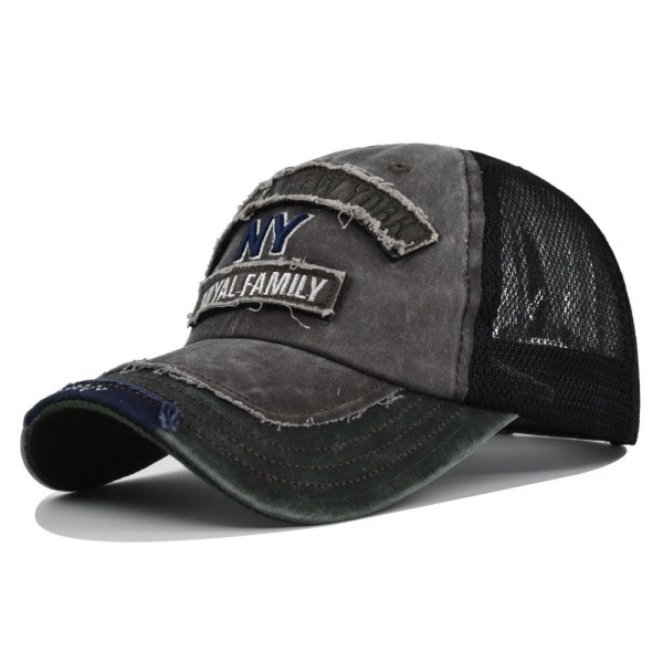 Brev Broderi Baseball Caps Net Snapback Hatter KAFFE KAFFE coffee