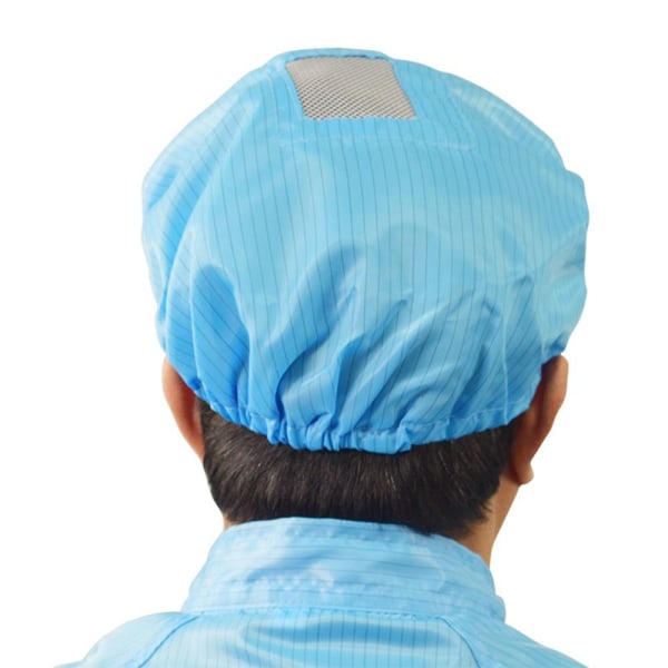 Pölytiivis kokin hattu Antistaattinen työhattu SININEN blue