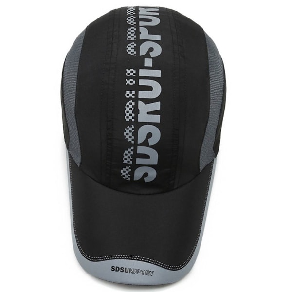 Snabbtorkande sporthatt Printed cap GRÅ grey