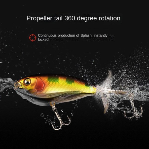 3kpl Propeller Warbler Lure Surface Bait 7CM/6G2 2 7cm/6g2