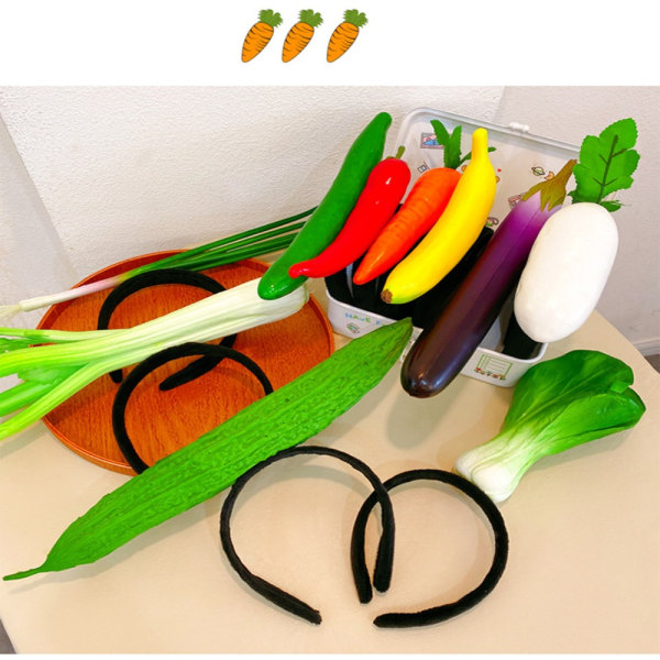 Roliga Pannband Stekt Ägg Hårband BANAN BANAN Banana