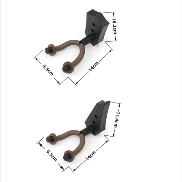 Gitarhenger Gitarkrok SVART 04 04 Black 04-04