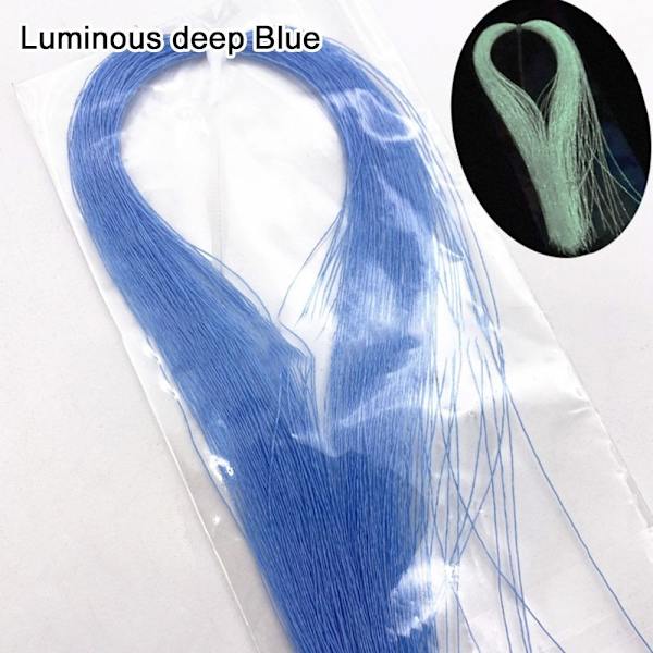 Flugbindningsmaterial Holografisk glitter LJUSANDE DJUPPBLÅT Luminous deep Blue