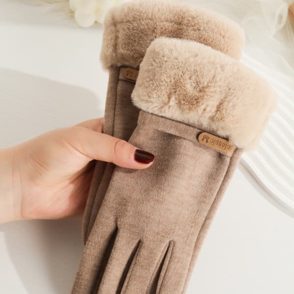 Fingerhandsker Touch Screen Handsker LILLA Purple