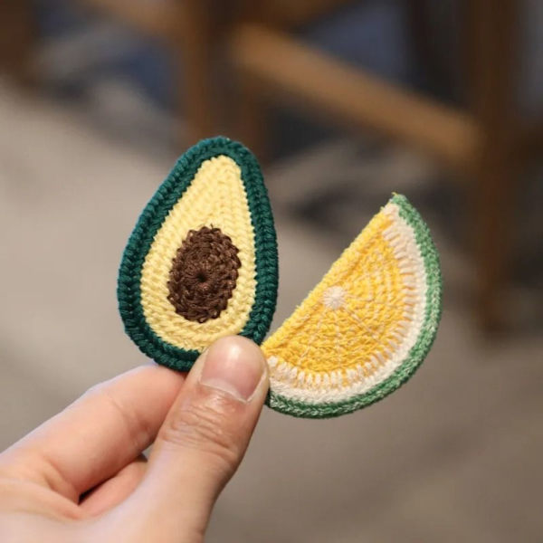 Sarjakuva Fruit Hairclips Lasten hiusklipsit PORKANA PORKKANA carrot