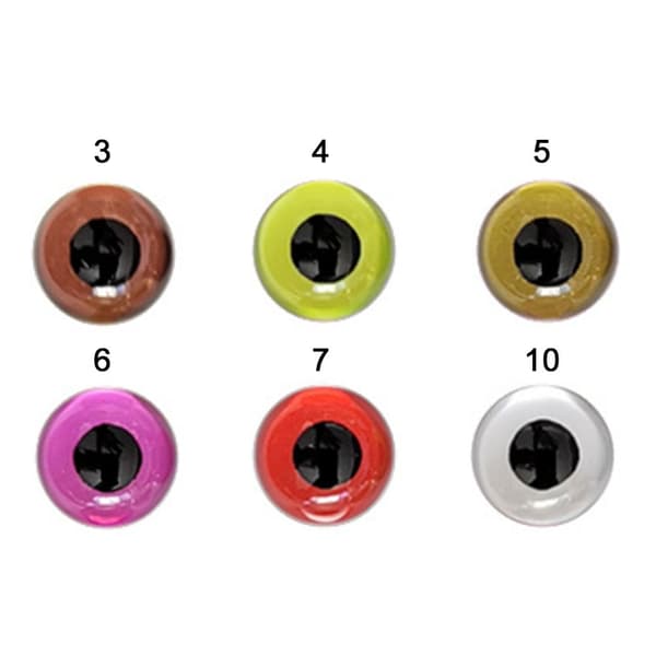 Glasdockögon 4mm 5mm 4mm5