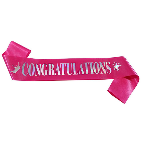 Grattis Sash Etiquette Bälte ROSE RED ROSE RED