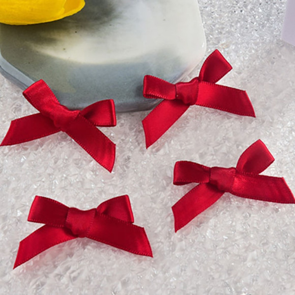 Satinband Bow Craft Dekoration H-100PCS H-100PCS H-100pcs