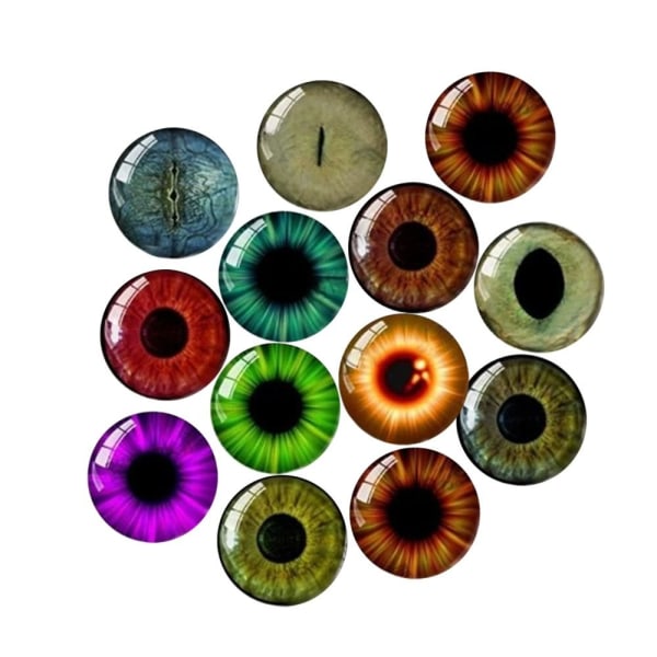 20 stk/10 par Eyes Crafts Eyes Puppet Crystal Eyes 10MM 10MM 10mm