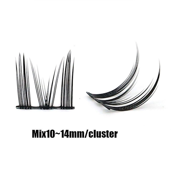5 par lösögonfransar Manga Lashes Cat Ear Shape