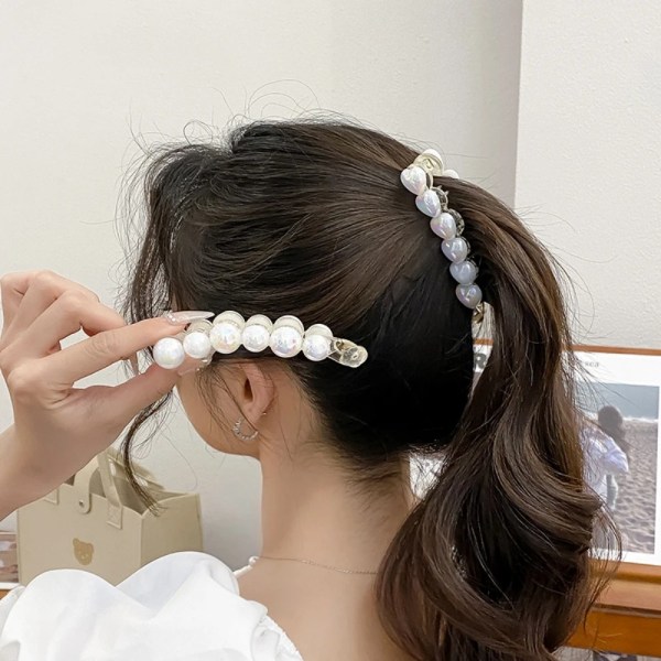 Pearl Banana Clip -hiuskynnet A A A