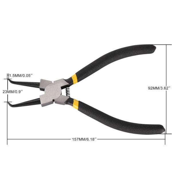 Snap-ring-tang Spissfestetang