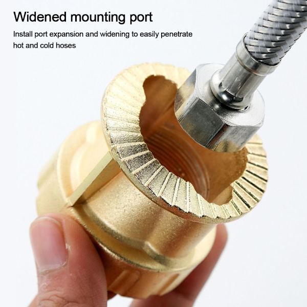 Fast bundmøtrik Vandhane Installation Fastener Tap Fast base