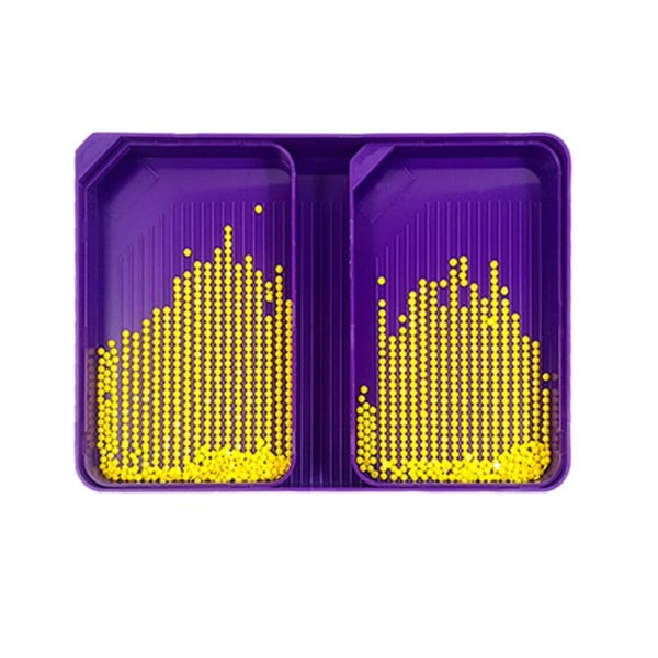 5D Diamond Painting Tray Kit Diamond Art Storage Box PUPUPURA SET purple Set 2-Set 2
