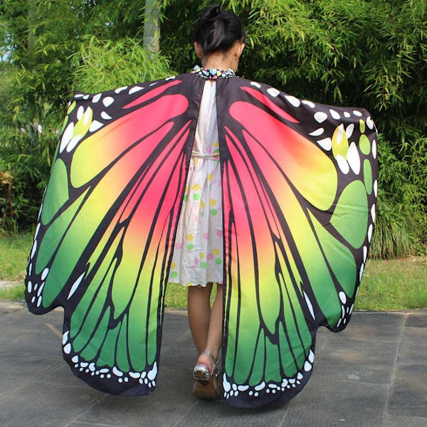 Butterfly Cape Butterfly Wings Sjal 06 06 06