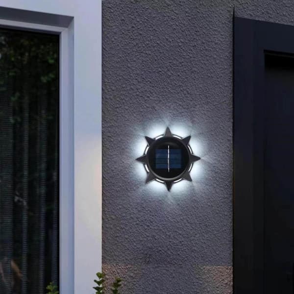 8LED Nedgravd Nattlys Solcelle Bakken Lys Hage Undergrunn