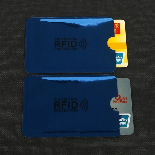 5 st RFID-korthållare kreditkortsfodral 9 9 9