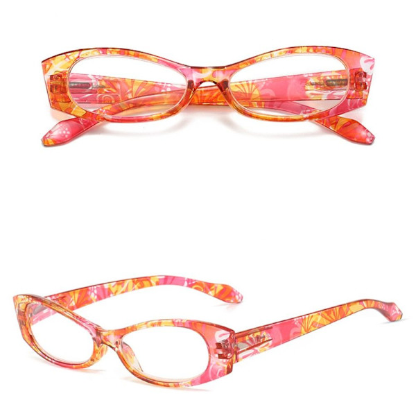 Læsebriller med æskebrille GUL 100 100 yellow 100-100