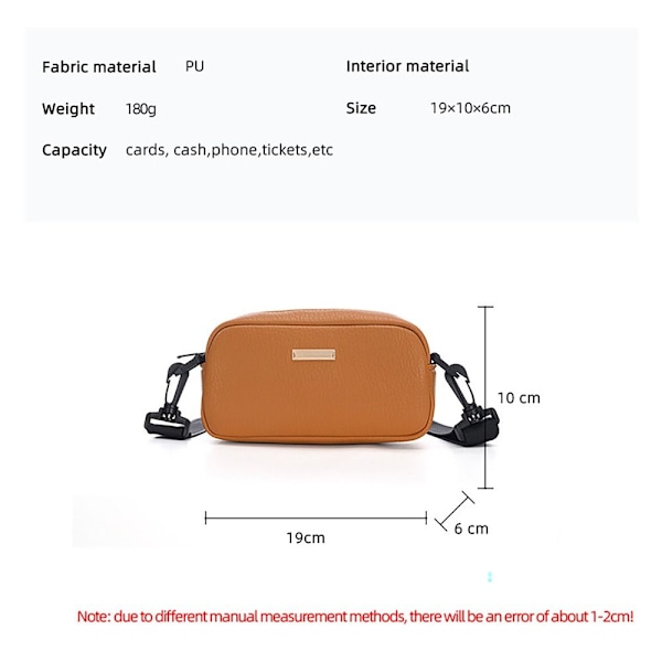 Olkalaukku Crossbody Laukku PUNAINEN RED
