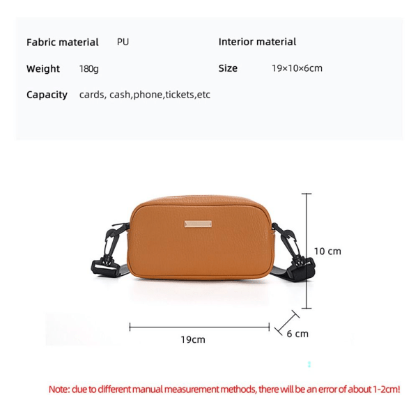 Skuldertaske Crossbody taske SORT BLACK