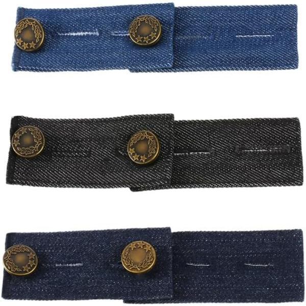 6st knappförlängare för jeans Jeans Midjeförlängare midjeband