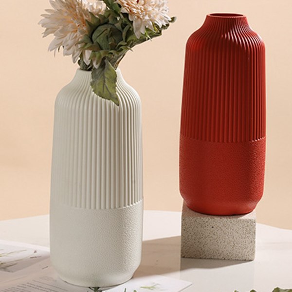 Blomvas Blomkruka VIT L White L