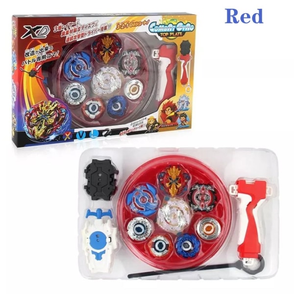 4 stk. Beyblade Kamp Gyro RØD i æske red