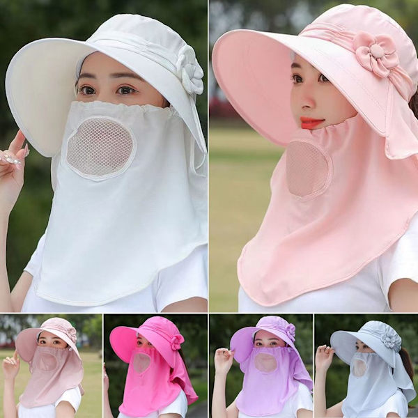 Solhat Solbeskyttelse HVID white