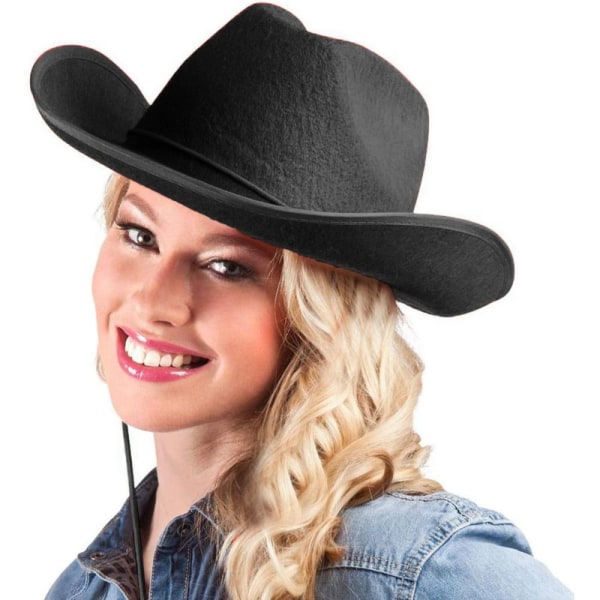 Cowboy Hat Cowgirl Hat BEIGE HVID BEIGE HVID Beige White