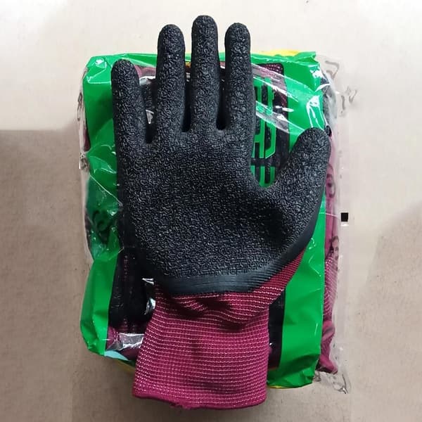 Work Safe Hansker Gummibelegg Hansker M/8 M/8 M/8