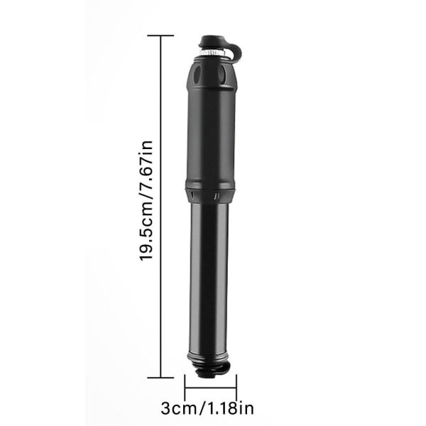 Mini käsipumppu pyörän ilmapumpun renkaiden täyttö