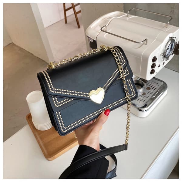Messenger Bag Skulderveske SVART black