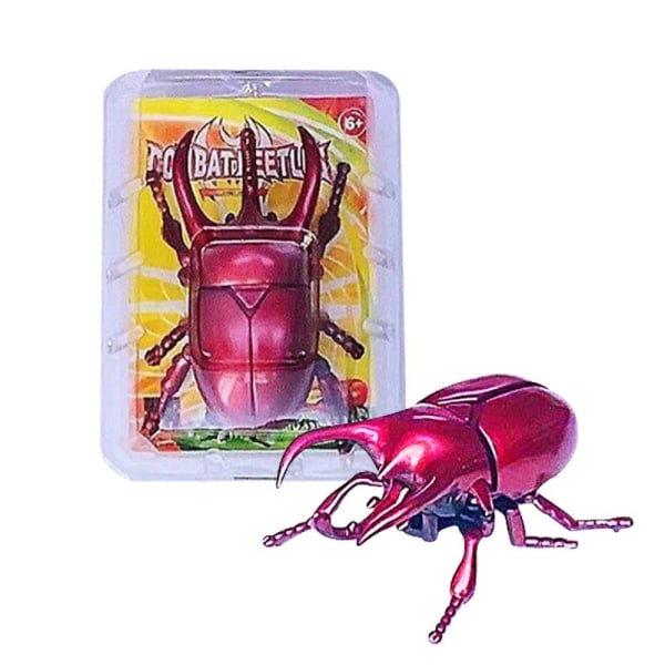 Wind Up Beetle Creative Prankster Animert insekt RØD red