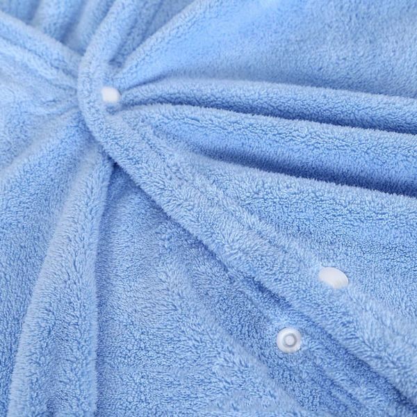Hettebadehåndkle for barn BLÅ blue