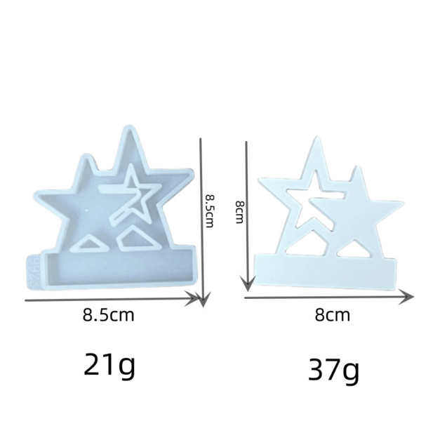 Dobbelt Stjerne Lysestake Stjerner Lysestake Stjerne Ornamenter Double Star