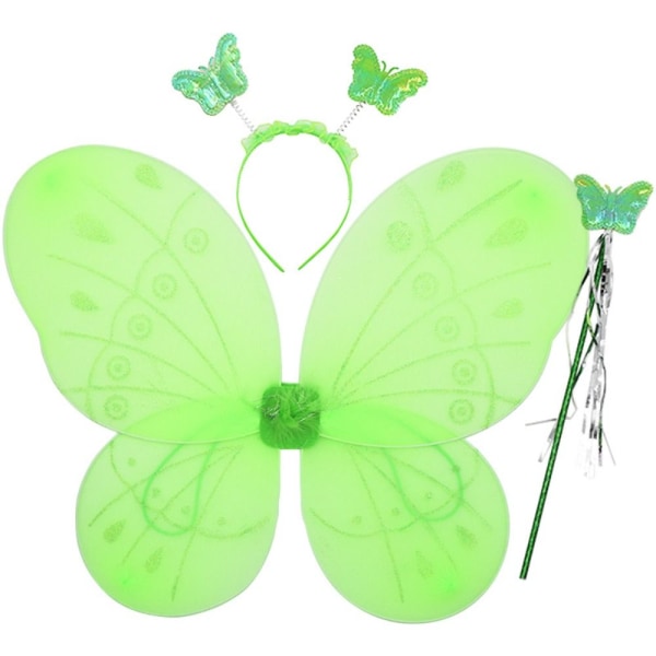 Barn fjärils pannband Wings Princess kostym set 03 03 03