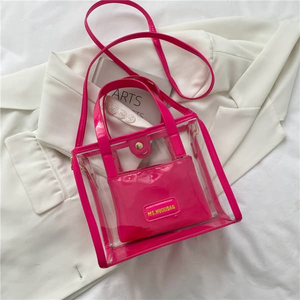 Modehåndtaske Jelly Strandtaske SORT Black