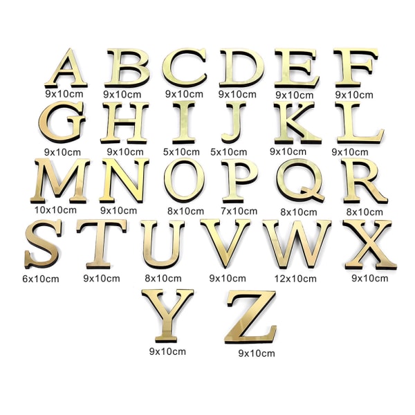 26 bokstaver veggklistremerke alfabetdekorasjon C C C